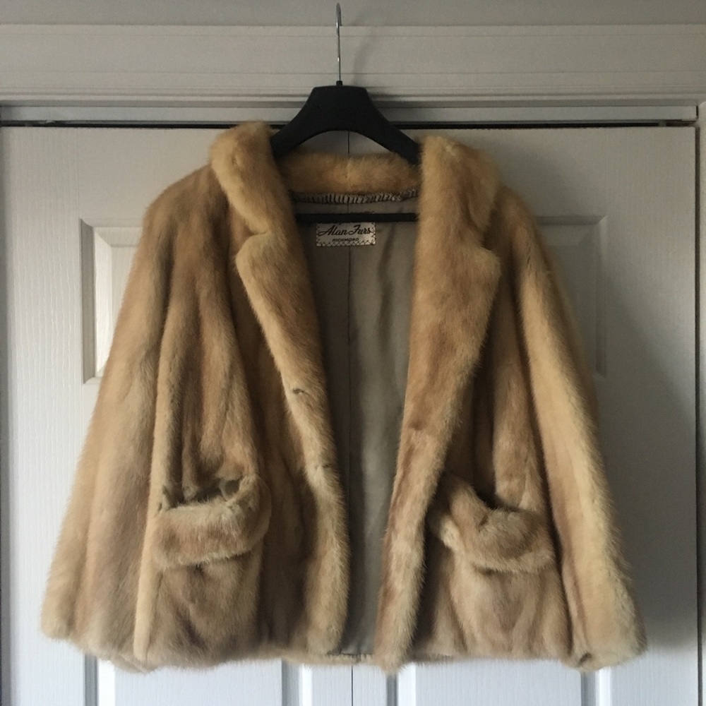 Antique Fur Jacket- blonde colored